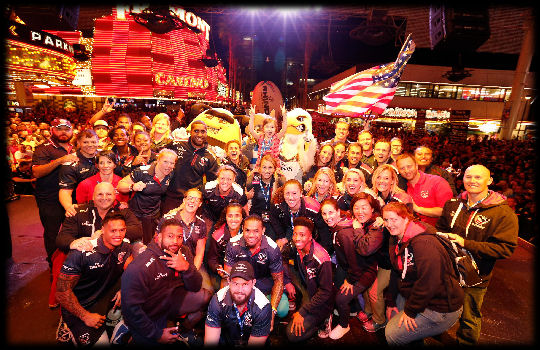 Las Vegas 7s 2017 Parade of Nations